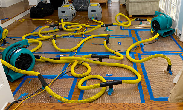Professional Storm Water Damage Restoration technician working in Lewistown, PA